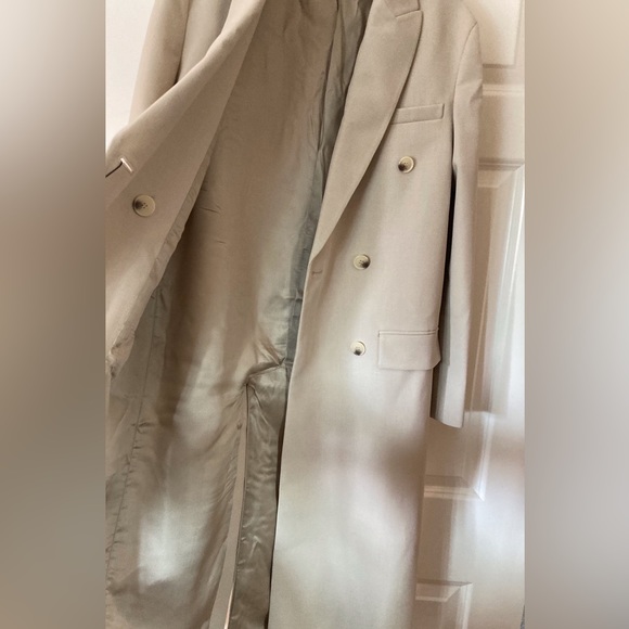 NWT Zara Double Breasted Dress Coat - Picture 3 of 9